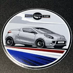 Sticker illustration rond