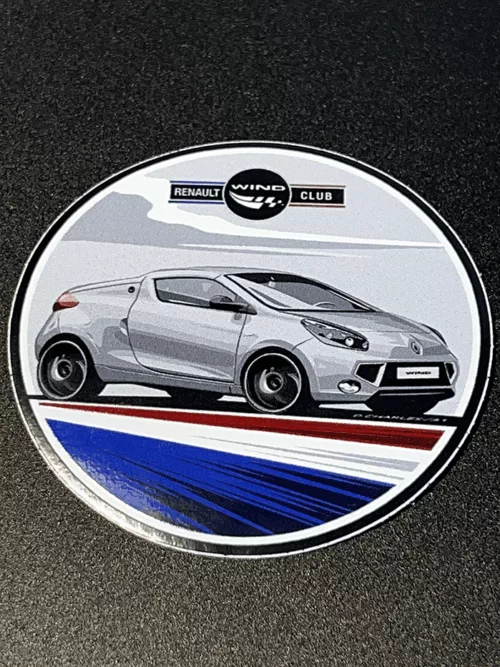 Sticker illustration rond